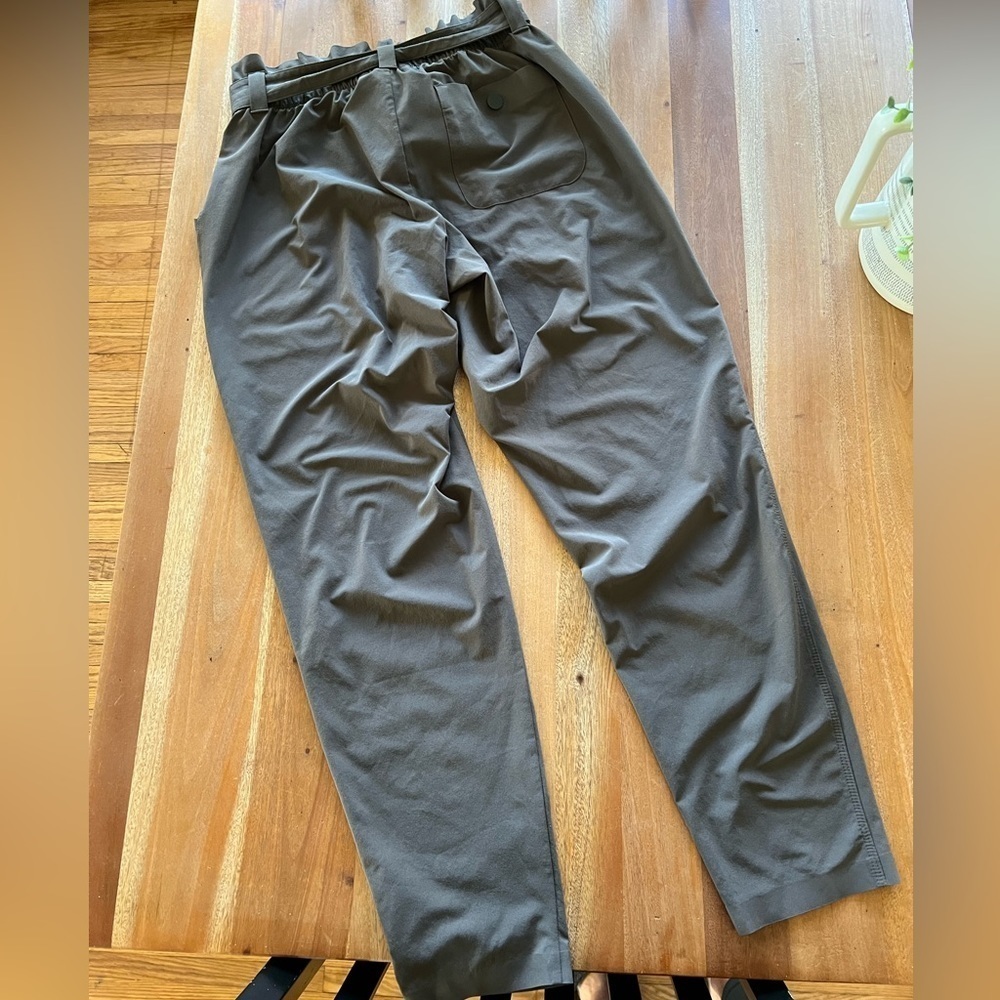 Athleta Skyline Brown Green Ankle Pants - Picture 4 of 8
